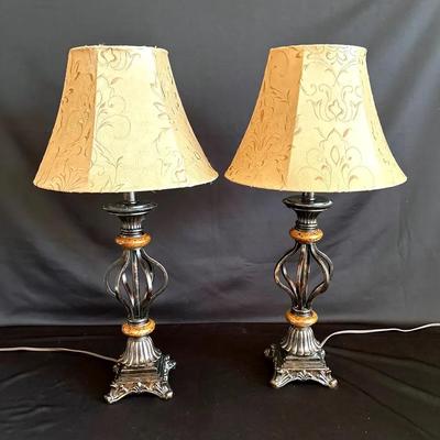 Pair Of Beautiful Table Lamps