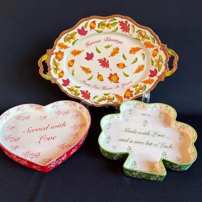 Temptations Holidays Collection Of Plates (3)