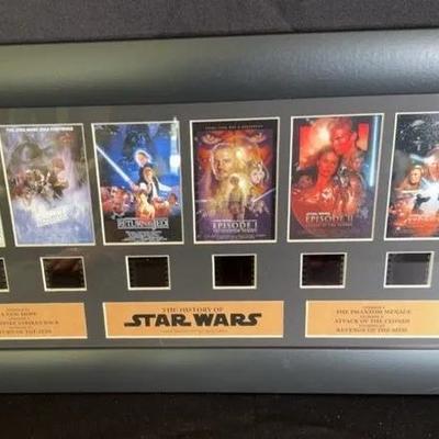 Star Wars Through the Ages Film Cell - (Ep1 - 6) Deluxe