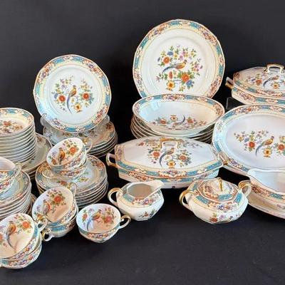 Peacock Pattern Union K Czechoslovakia