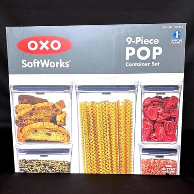 Nine Piece Pop Container Set