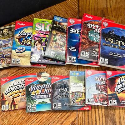 Mixed Lot PC Games (13) Jewel Quest Amazing Adventures Escape Series 
