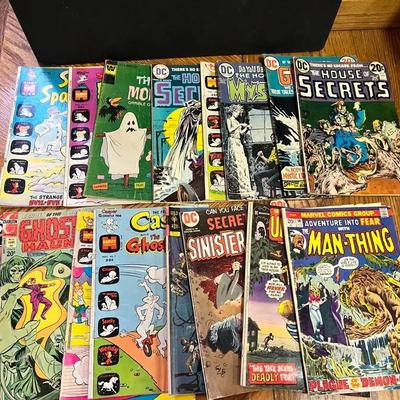 Vintage Comics Mixed Lot (16) Marvel Casper Ghosts Spooky House of Secrets