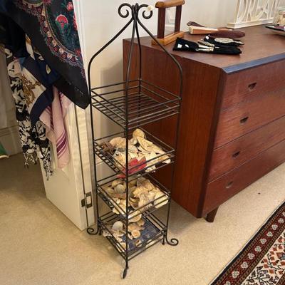 Sale Photo Thumbnail #376: Iron corner shelf. $24. 