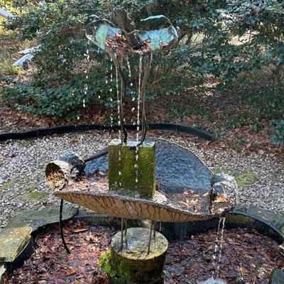 Sale Photo Thumbnail #523: Hand made bronze fountain. 