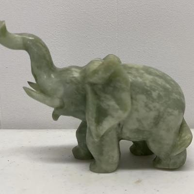 Solid Jade Elephant