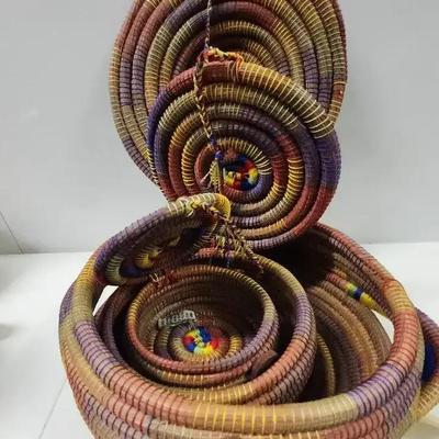 Set of Nicaraguan Handmade Baskets