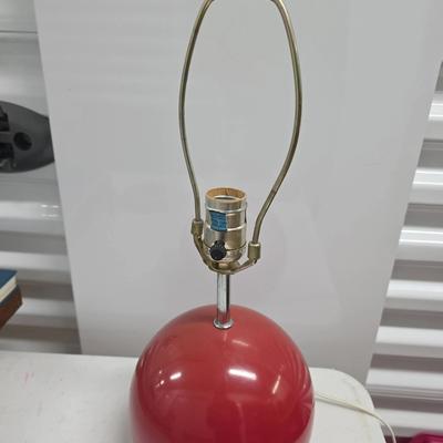 Red Ball Table Lamp