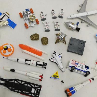 Assorted NASA and Space-Themed Toys