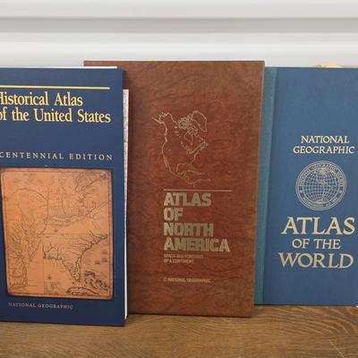 Collection of Hardback Atlases – U.S., North America & World