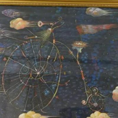 Trio of Works by Igor Tischler – Magic Bicycle, Wandering Angel (1993), and Queen of Babylon