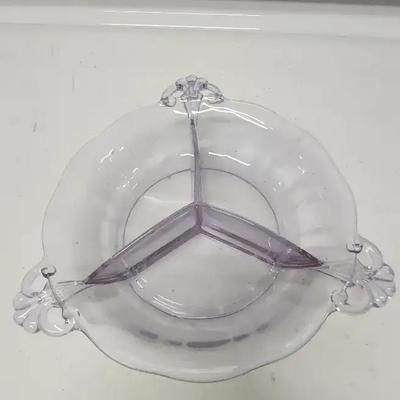 Fostoria "Lafayette" Clear Relish Dish