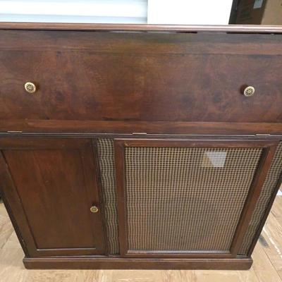 Vintage Upright Stereo Cabinet