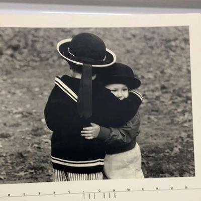 "The Hug” Black-and-White Poster Print