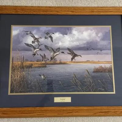 Signed Print “Incoming” By Hayden Lambson