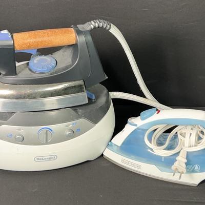 DeLonghi and Black and Decker Irons