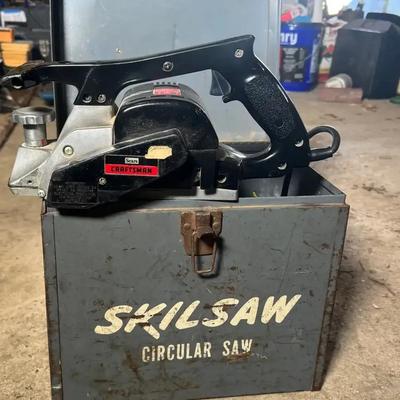 Vintage Craftsman Planer In Skilsaw Case