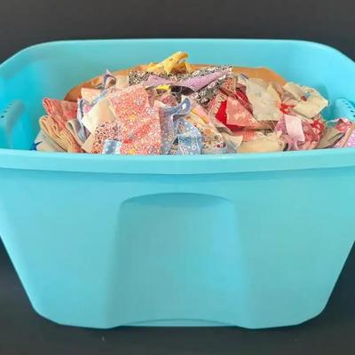 Quilters Fabric And Strips Grab Bag