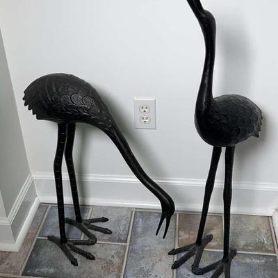 Metal Herring Statues