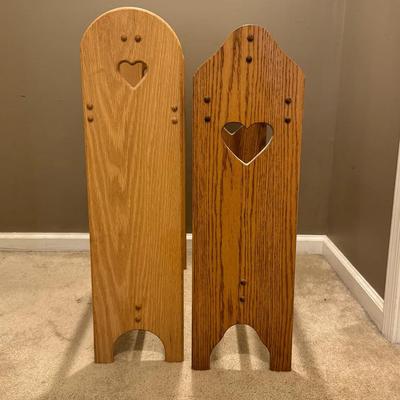 Heart-Cut Out Quilt Racks