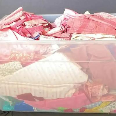 Pink Fabric Grab Bag 1