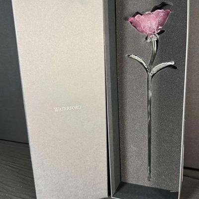Waterford Rose Sculpture 