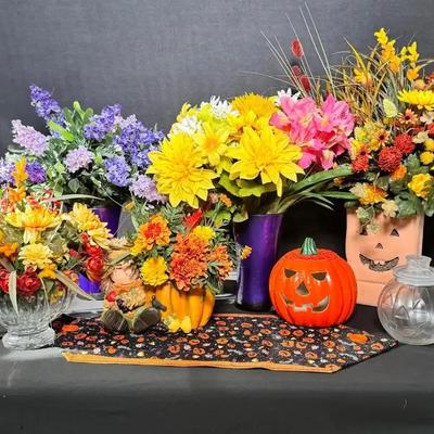 Decor - Fall Flower Arrangements