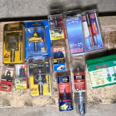 New In Box Router Bits 