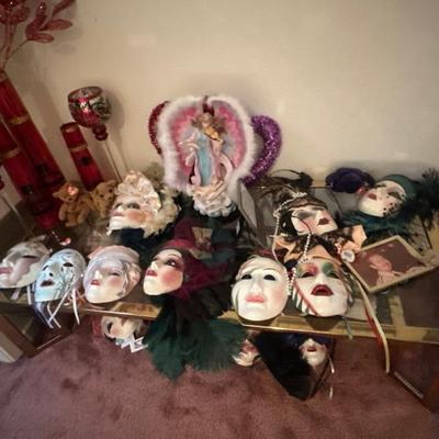 Theater clay & porcelain masks