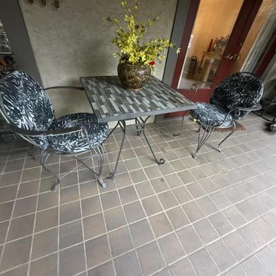 Patio table set