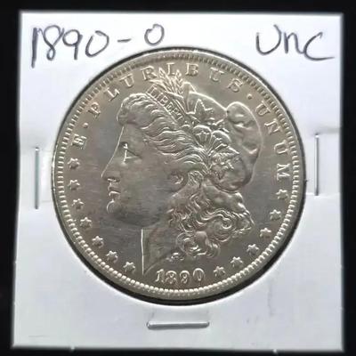 1890-O $1 Morgan Silver Dollar UNC