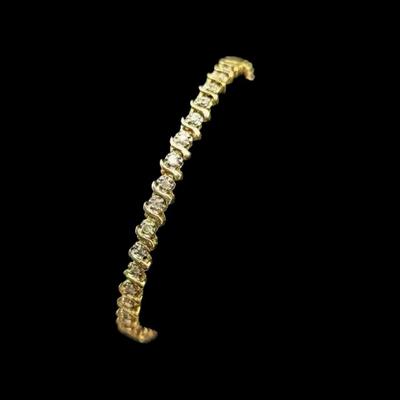 10K Two Tone Gold Diamond Bracelet, NAGL #1226560