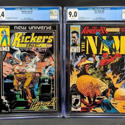 CGC Graded Comics: Kickers Inc. #6 & The 'Nam #67
