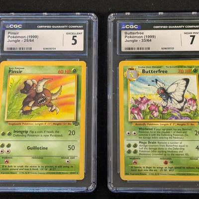 CGC Graded 1999 Pokémon Jungle Cards