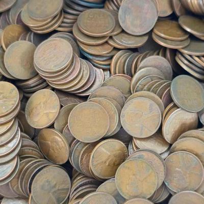 1,000 Wheat Cents, Over 6 Pounds