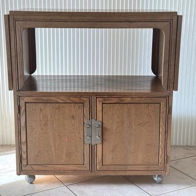 Post Modern Rolling Beverage Cart 