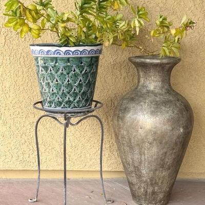 Indoor Or Out, Live Plant, And Vase 