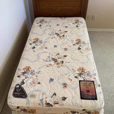 Twin Bed Set With Serta Mattress