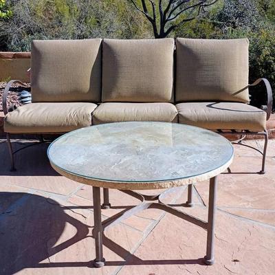 Patio Love Seat And Table