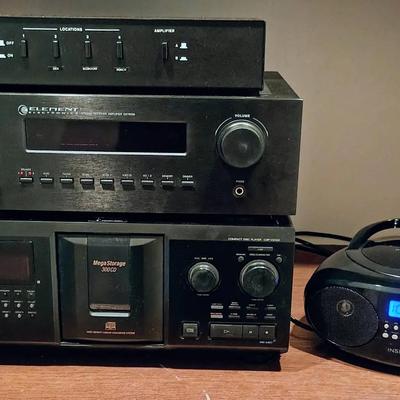 Sony 300 CD Player, Amplifier, And More