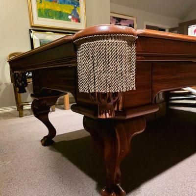 Pool table, recent new felt.