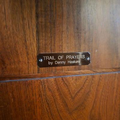 Sale Photo Thumbnail #3: The sculpture sits on this pedestal. 