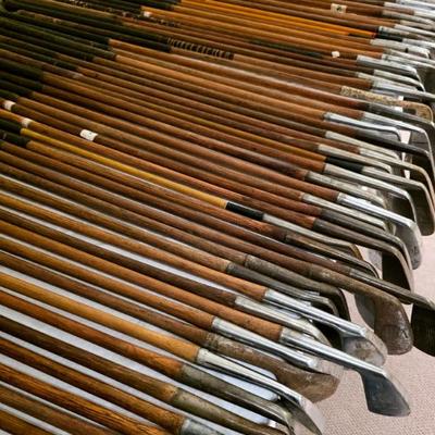 Sale Photo Thumbnail #23: Antique golf clubs from around the world,