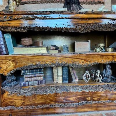 Sinker Cypress Custom Bookshelf 
1 of 2