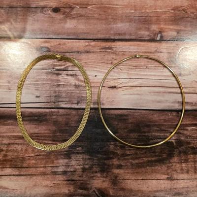 14k and 18k gold necklaces (18k necklace is 49.5 grams!)