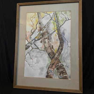 “Embrace” Signed Watercolor 