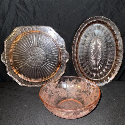Pink Depression Glass
