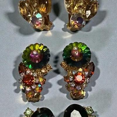 Juliana vintage earrings clips