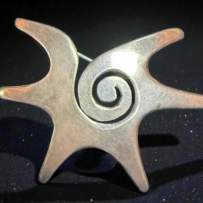 Antonio reina sterling brooch