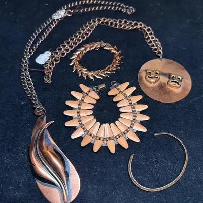 Vintage copper jewelry